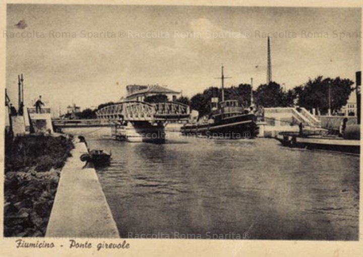 Il ponte girevole (1944 - Roma Sparita)